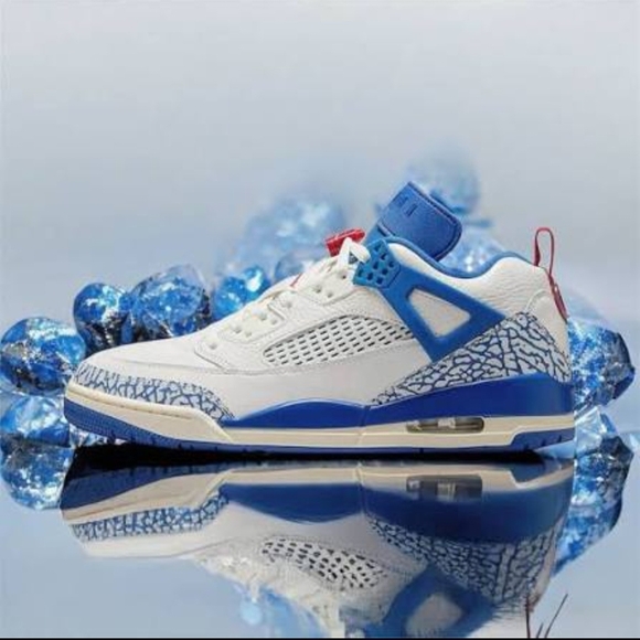Size 11.5 - Air Jordan Spizike Low Sail Storm Blue main image 7